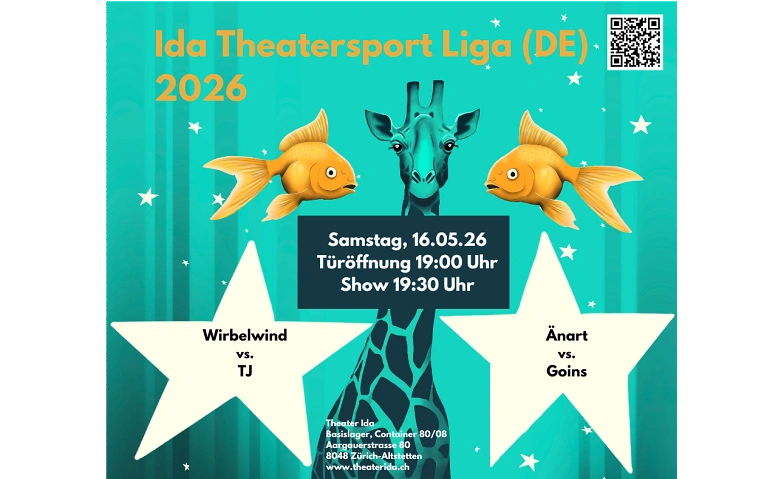Ida Theatersport Liga 16.05.2026, DE Tickets