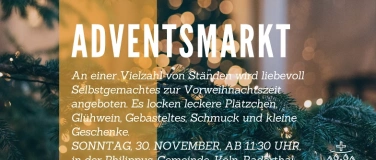Event-Image for 'Adventsmarkt in der Philippus-Gemeinde'