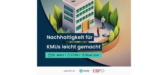 Event organiser of Nachhaltigkeit als Erfolgsfaktor für KMUs