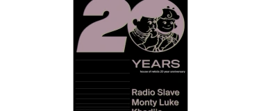 Event-Image for '20 YEARS HOUSE OF REKIDS'