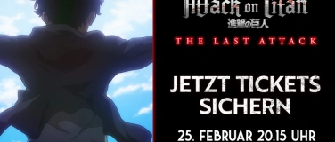 Event-Image for 'Attack on Titan: the Final Attack – Anime Night Vorpremiere'