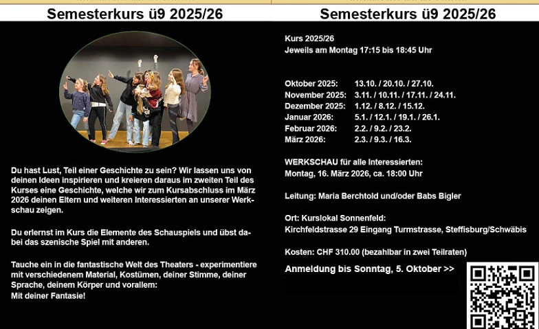 Theater um die Ecke: Theaterkurs ü9 Tickets