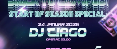 Event-Image for 'Back to Campus! 90s 2000er plus Party! w/ Tiago'
