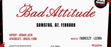 Event-Image for 'BAD ATTITUDE • KARMA CLUB (Bern)'