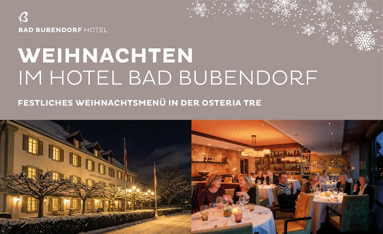 Event-Image for 'Weihnachten & Stephanstag in der Osteria Tre / Bad Bubendorf'