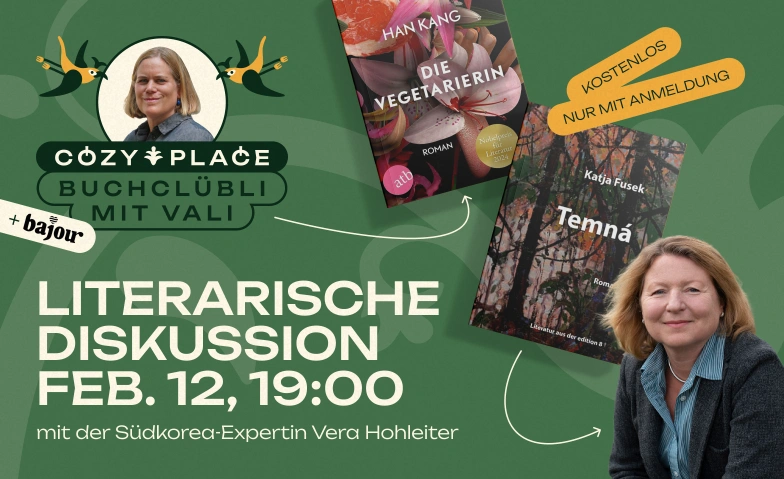 Literarische Diskussion. Buchcl&uuml;bli mit Vali Cozy Place, Leonhardsgraben 52, 4051 Basel Tickets