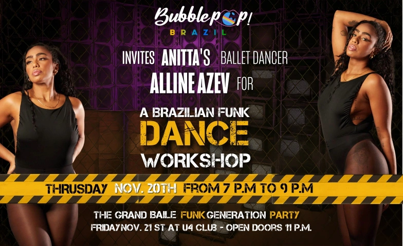 BR FUNK DANCE WORKSHOP with ALLINE AZEV + PARTY U4 CLUB, Schönbrunner Strasse 222, 1120 Wien, Liesing Tickets
