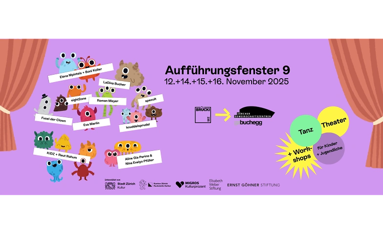 BR&Uuml;CKI 235 Auff&uuml;hrungsfenster f&uuml;r junges Publikum GZ Buchegg Tickets