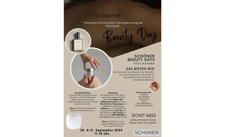 SCH&ouml;NER Beauty Days ${singleEventLocation} Tickets