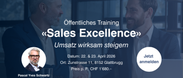 Event-Image for '&Ouml;ffentliches Training &laquo;Sales Excellence&raquo;'