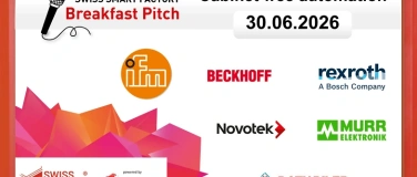 Event-Image for 'Swiss Smart Factory Breakfast Pitch&ndash; Cabinet-free automation'