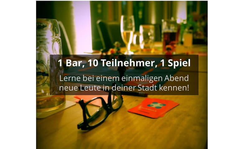 Event-Image for '1 Bar, 10 Teilnehmer, 1 Spiel - Socialmatch (20-35 Jahre)'