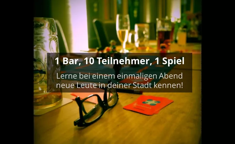 1 Bar, 10 Teilnehmer, 1 Spiel - Socialmatch München Park Café Tickets