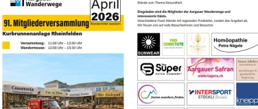 Event-Image for 'Aargauer Wanderwege pr&auml;sentiert die Wandermesse'