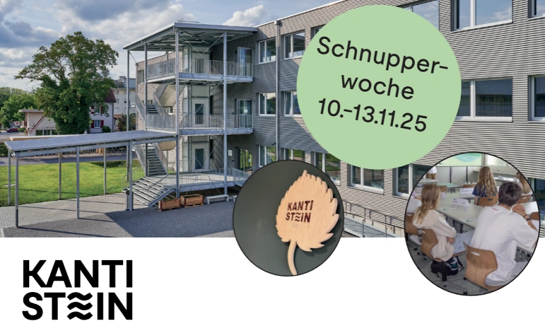 Kanti Stein Schnupperwoche f&uuml;r Oberstufensch&uuml;ler/innen Tickets