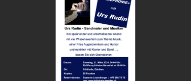 Event-Image for 'Urs Rudin, Sandmaler und Musiker'