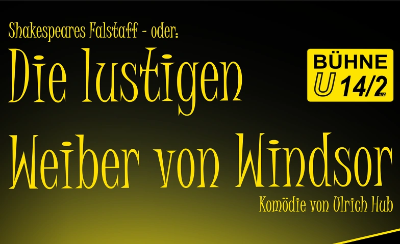 Die lustigen Weiber von Windsor von William Shakespeare Tickets