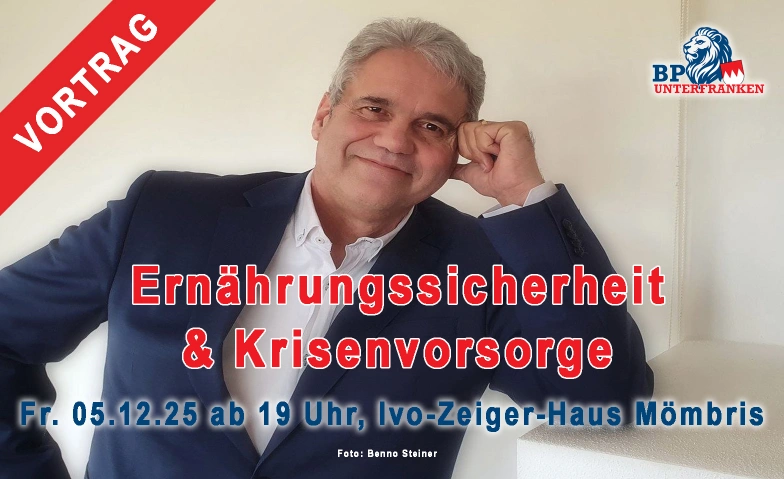 Vortrag "Ernährungssicherheit & Krisenvorsorge" Ivo-Zeiger-Haus, Am Markt 4, 63776 Mömbris Tickets