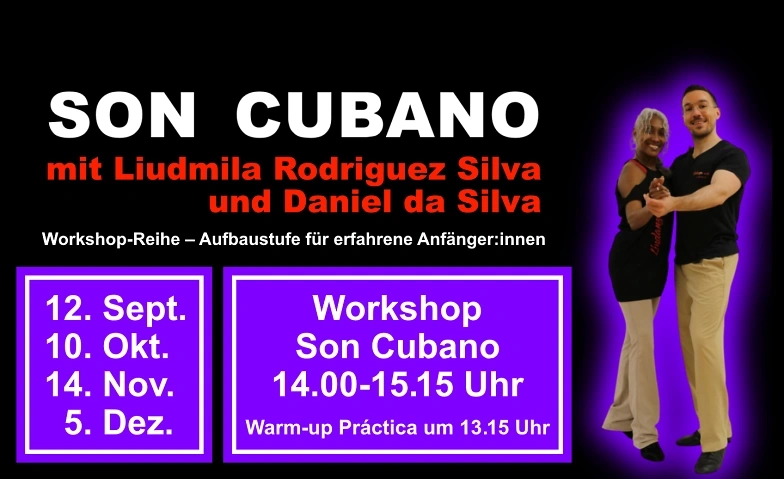 SON CUBANO &ndash; Aufbaustufe f&uuml;r erfahrene Anf&auml;nger am 05.12. Corrientes (im Gundeldinger Feld), Basel, Dornacherstrasse 192, 4053 Basel Billets