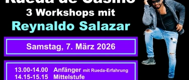 Event-Image for 'RUEDA DE CASINO &ndash; 3 Workshops mit Reynaldo Salazar'