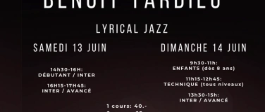 Event-Image for 'Workshop Beno&icirc;t Tardieu - rabais &eacute;l&egrave;ves Camille Geinoz'