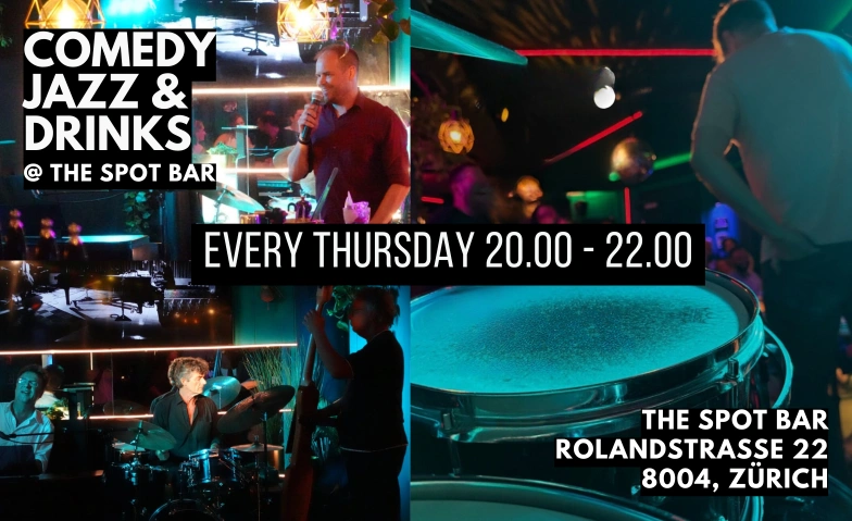 Comedy, Jazz & Drinks - October 2025 The Spot Bar Tickets
