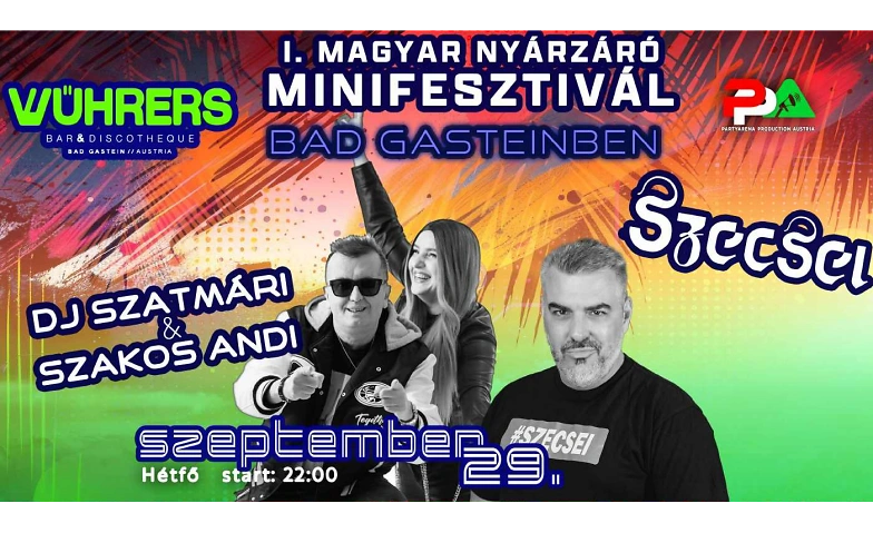 Event-Image for 'I. Magyar Nyárzáró Minifesztivál Bad Gasteinben'