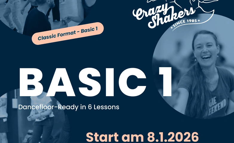 Event-Image for 'Boogie Basic 1 - ein Kurs der Crazy Shakers'