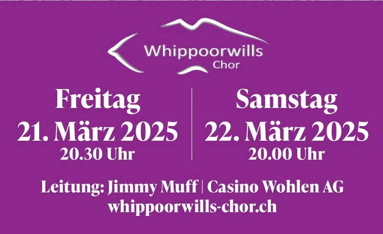 Event-Image for 'Whippoorwills-Chor: "Say my name"'