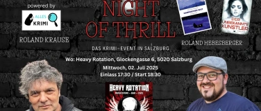 Event-Image for 'NIGHT OF THRILL - Das Krimi-Event in Salzburg'