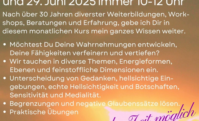 Spiritueller Entwicklungskurs - Einstieg jeder Zeit m&ouml;glich Tickets