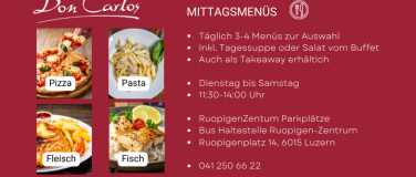 Event-Image for 'Mittagsmen&uuml;s Don Carlos Restaurant'