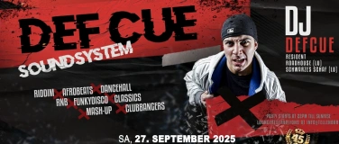 Event-Image for 'DEF CUE SOUNDSYSTEM  SA, 27. SEPTEMBER 2025'