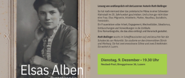 Event-Image for 'Buchvorstellung «Elsas Alben»: Lese- und Gesprächsabend'