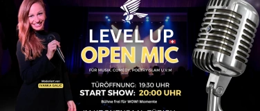 Event-Image for 'Level Up Open Mic Show Zürich Mixed Show Musik & Comedy'