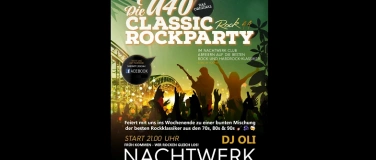 Event-Image for '&Uuml;40 PARTY M&Uuml;NCHEN &raquo; Die gro&szlig;e &Uuml;40 Classic-Rockparty'