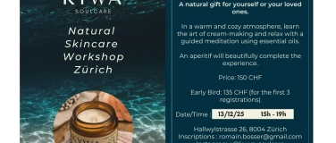 Event-Image for 'Workshop für natürliche Gesichtspflege Zürich'