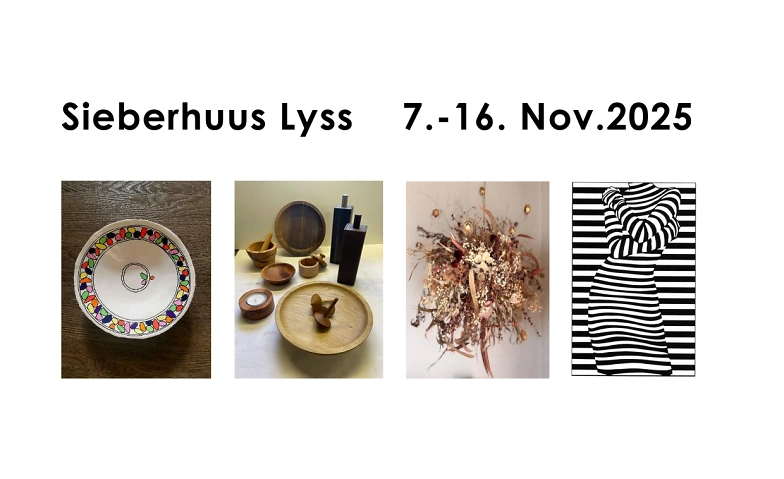 Kunsthandwerk im Sieberhuus, Vernissage 7.11.2025 ab 17 Uhr Tickets