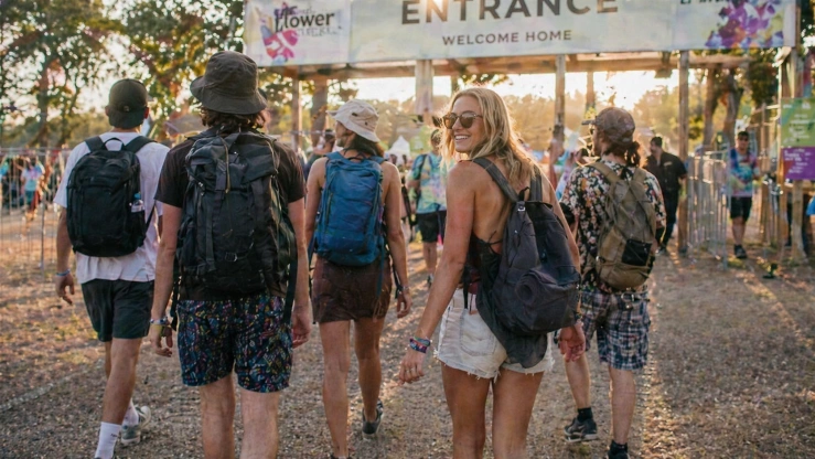 Einlass am Festival