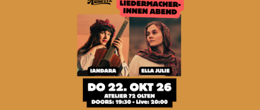 Event-Image for 'Atelier 72 Live-Sessions: Iandara & Ella Julie'