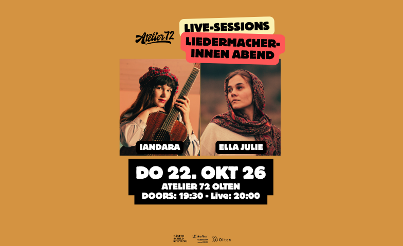 Atelier 72 Live-Sessions: Iandara &amp; Ella Julie Billets