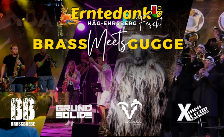 Erntedank Häg-Ehrsberg - BRASS meets GUGGE Festplatz Schäfig Ehrsberg, Schäfigweg 1, 79685 Häg-Ehrsberg Tickets