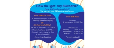 Event-Image for 'ESN Bern Q&A special + ESNcard sales'