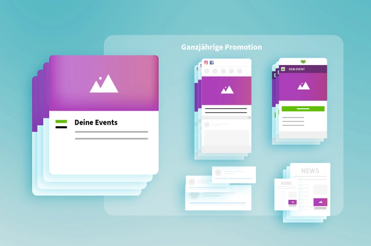 Event Bewerben Ganzjahr