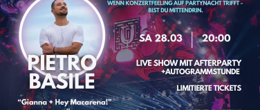 Event-Image for 'Pietro Basile Liveshow im BBC Gossau'