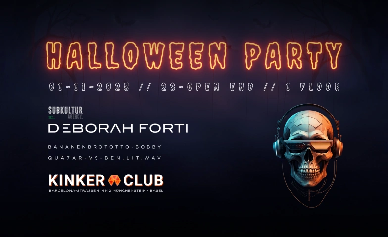 KINKER Halloween KINKER, Barcelona-Strasse 4, 4142 Münchenstein Billets