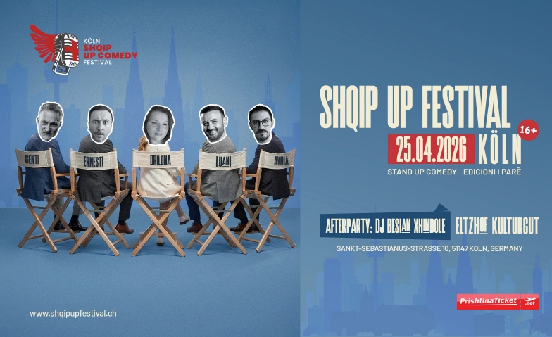 Shqip Up Comedy Festival Eltzhof das KulturGut, Sankt-Sebastianus-Stra&szlig;e 10, 51147 K&ouml;ln Tickets
