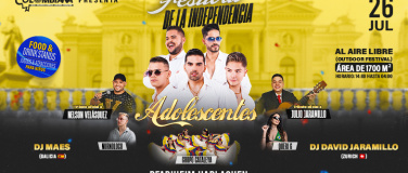 Event-Image for 'ADOLESCENTES Live (Festival De La Independencia Colombiano)'