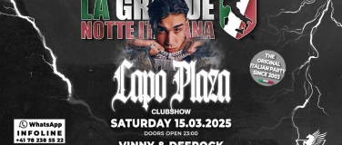 Event-Image for 'La Grande Notte Italiana w/Capo Plaza @ Rumors Stuttgart'