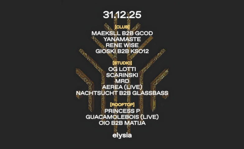 New Year at Elysia Elysia, Frankfurt-Strasse 36, 4142 Münchenstein Tickets